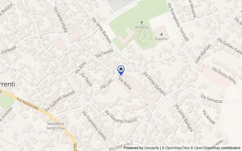 Mappa della zona: Via Roma, 45, 09027 Serrenti VS, Italia, 09027, Serrenti, Sud Sardegna