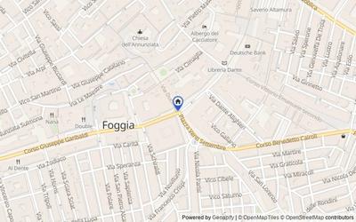 Mappa della zona: Contrada Ricciardella, 71122, Foggia, Foggia