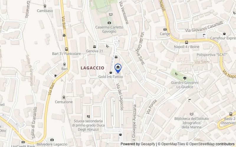 Mappa della zona: Via del Lagaccio, 31/3, 16134 Genova GE, Italia, 16134, Genova, Genova
