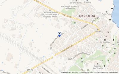 Mappa della zona: Via Martiri della Resistenza, 19, 70044 Polignano a Mare BA, Italia, Polignano a Mare, Bari