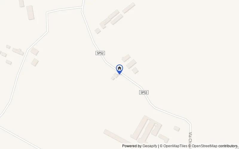 Mappa della zona: Localita' Pezzolo, via chiesuola 52-54-56, 48026, Russi, Ravenna