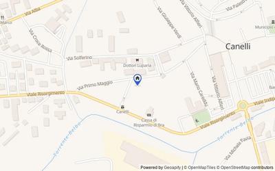 Mappa della zona: Via I Maggio, 87, 14053 Canelli AT, Italia, Canelli, Asti