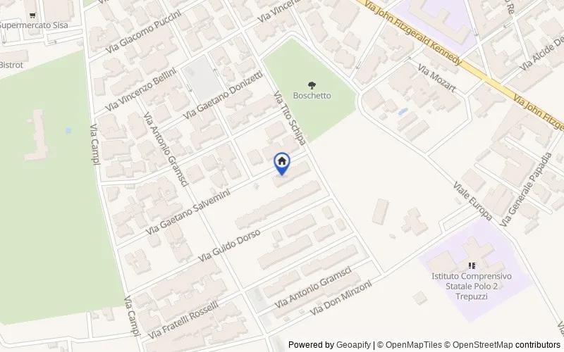 Mappa della zona: Via Gaetano Salvemini, 22, 73019 Trepuzzi LE, Italia, 73019, Trepuzzi, Lecce