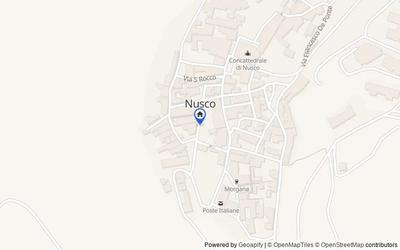 Mappa della zona: Via San Martino, 83051, Nusco, Avellino