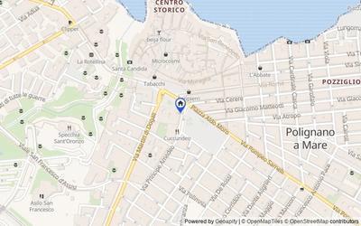 Mappa della zona: Via Principe Amedeo, 2, 70044 Polignano a Mare BA, Italia, Polignano a Mare, Bari