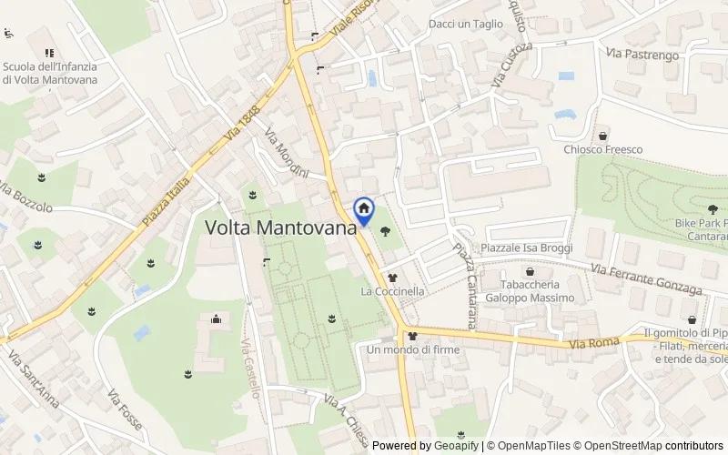 Mappa della zona: VOLTA MANTOVANA, 46049, Volta Mantovana, Mantova