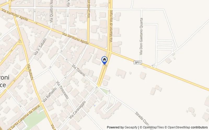 Mappa della zona: Via Giorgione, 6/8, 73047 Monteroni di Lecce LE, Italia, 73047, Monteroni di Lecce, Lecce