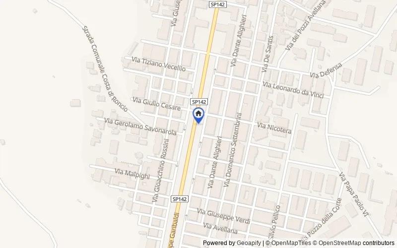 Carte du secteur : contrada  casone dell'Abate, 71010, Serracapriola, Foggia