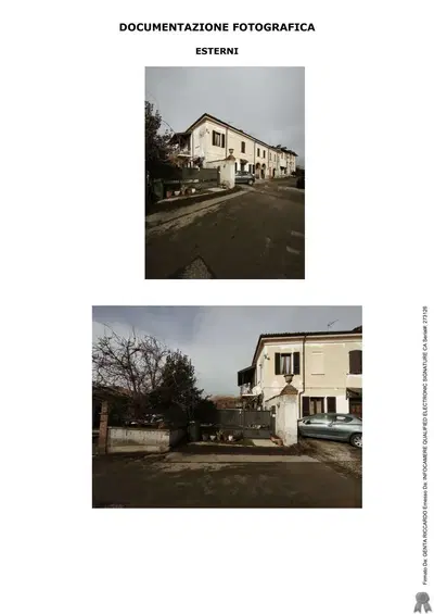 Appartamento di civile abitazione posto al Piano Terra (ingresso e scala esclusivi) e Primo di un edificio residenziale