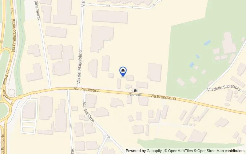 Map of the area: VIA PRENESTINA 1043, 00133, Roma, Roma
