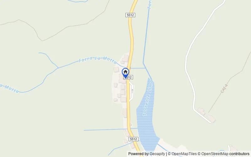 Carte du secteur : Via Nazionale, 231, 51028 La Lima PT, Italia, San Marcello Piteglio, Pistoia