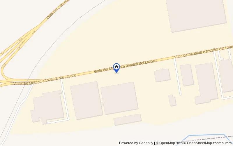 Mappa della zona: Localita' Zona Industriale Campolungo - Viale dei Mutilati del Lavoro 1/E, 63100, Ascoli Piceno, Ascoli Piceno