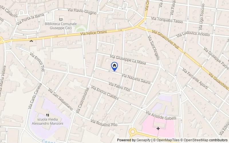 Map of the area: VIA NAZARIO SAURO, 56, 76123, Andria, Barletta-Andria-Trani