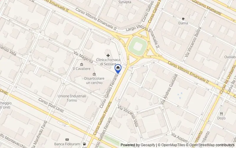 Mappa della zona: Via Magenta, 10128 Torino TO, Italia, Torino, Torino