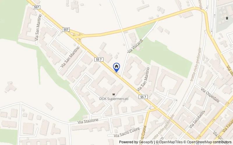 区域地图：Via S. Martino, 52, 74011 Castellaneta TA, Italia, Castellaneta, Taranto