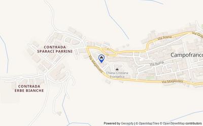 Mappa della zona: Via Magazzeni 21, Campofranco, Caltanissetta