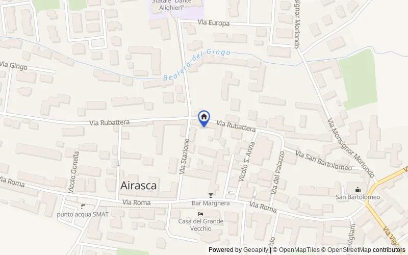 Mappa della zona: Via Rubattera, 5, 10060 Airasca TO, Italia, 10060, Airasca, Torino