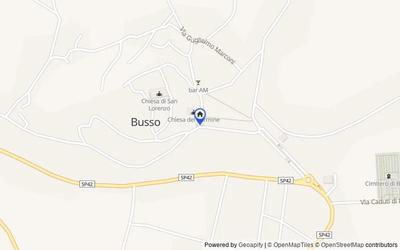 Mappa della zona: Località Colle Zaccaro, 86010, Busso, Campobasso