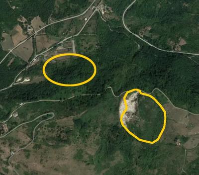 Terreni e cava con capacità estrattiva residua a Pescopagano (PZ), Contrada Damacchia/Contrada Costa Tupelle/Contrada Cisterna - LOTTO 2