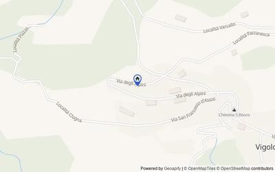Mappa della zona: Via degli Alpini, 24, 24060 Vigolo BG, Italia, Vigolo, Bergamo
