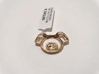 (Lotto n.1838) un ciondolo in oro giallo 18 kt a forma...
