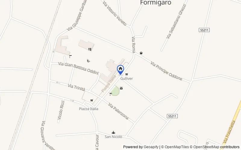 Mappa della zona: Via Asilo Raggio, 15068, Pozzolo Formigaro, Alessandria