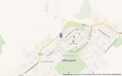Mappa della zona: Via Trento e Trieste, 7, 60030 Monsano AN, Italia, Monsano, Ancona