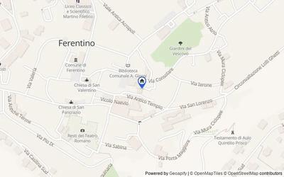 Mappa della zona: Piazza della Catena N. 4, 03013, Ferentino, Frosinone