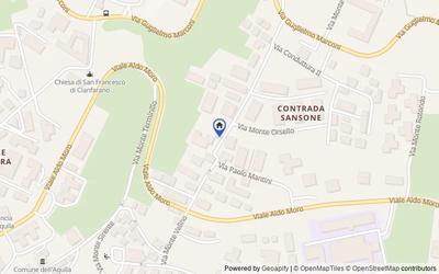Mappa della zona: Via Monte Velino n. 28, L'Aquila, L'Aquila