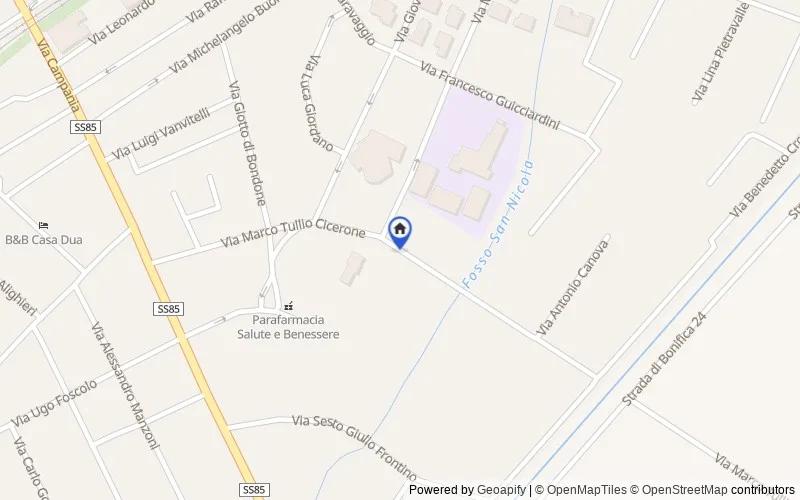 Mappa della zona: Via Marco Tullio Cicerone, 86079 Venafro IS, Italia, 86079, Venafro, Isernia