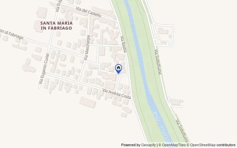 Carte du secteur : Via Cardinale Dino Staffa, 48022 Santa Maria in Fabriago RA, Italia, 48022, Lugo, Ravenna
