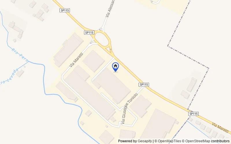 Mappa della zona: Località Pero, Via Giuseppe Toniolo, 6, 31030, Breda di Piave, Treviso