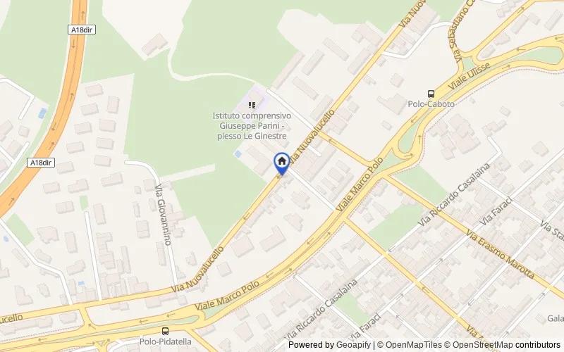 Mappa della zona: Via Nuovalucello, 74, 95126 Catania CT, Italia, Catania, Catania