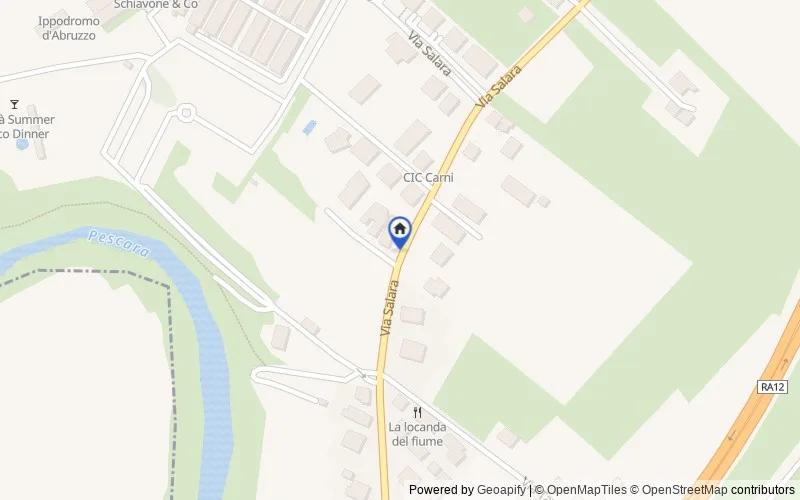 Carte du secteur : Via Salara, 55, 66020 Salara CH, Italia, 66020, San Giovanni Teatino, Chieti
