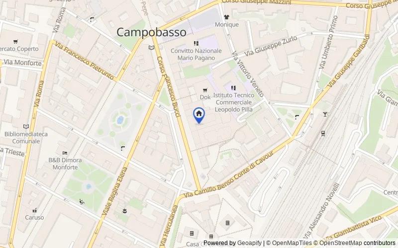 Mapa de la zona: Corso Bucci, 44, 86100, Campobasso, Campobasso