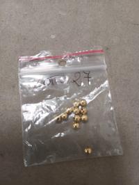 LOTTO 27 - LOTTO DISTANZIATORI IN ORO GIALLO 18KT GR 2,70
