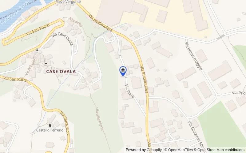 Map of the area: Via Frera, 20, 28886 Pieve Vergonte VB, Italia, Pieve Vergonte, Verbano-Cusio-Ossola