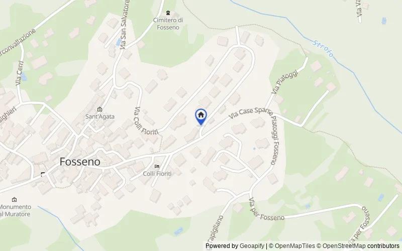 Mappa della zona: Via Colli Fioriti n. 2, Nebbiuno, Novara