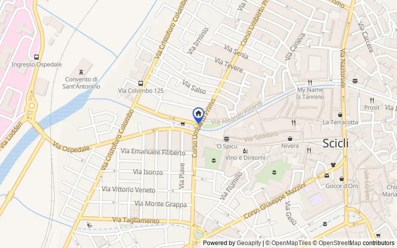 Mappa della zona: Via Guicciardini n. 3, 97018, Scicli, Ragusa