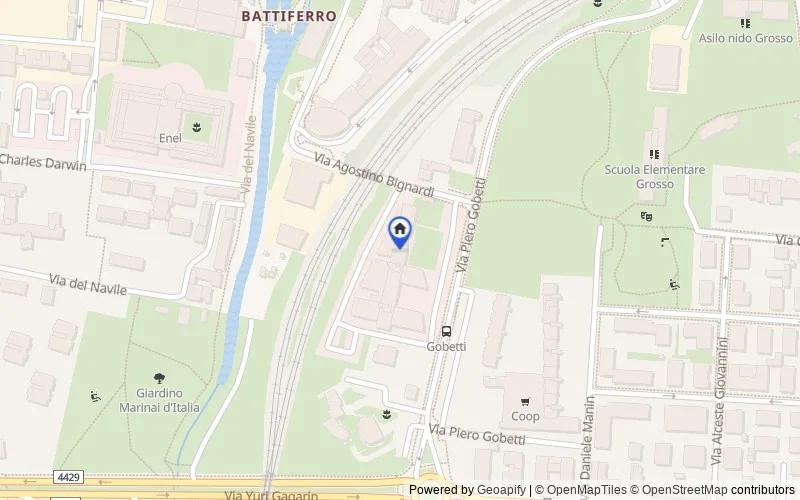 Mappa della zona: Via Gobetti n. 52/3, 40129, Bologna, Bologna