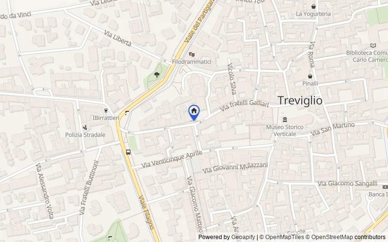 Mapa de la zona: Via F.lli Galliari, 24047, Treviglio, Bergamo