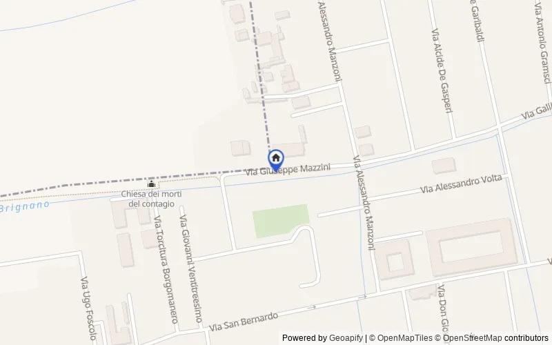Mappa della zona: Via Mazzini, 24040, Castel Rozzone, Bergamo