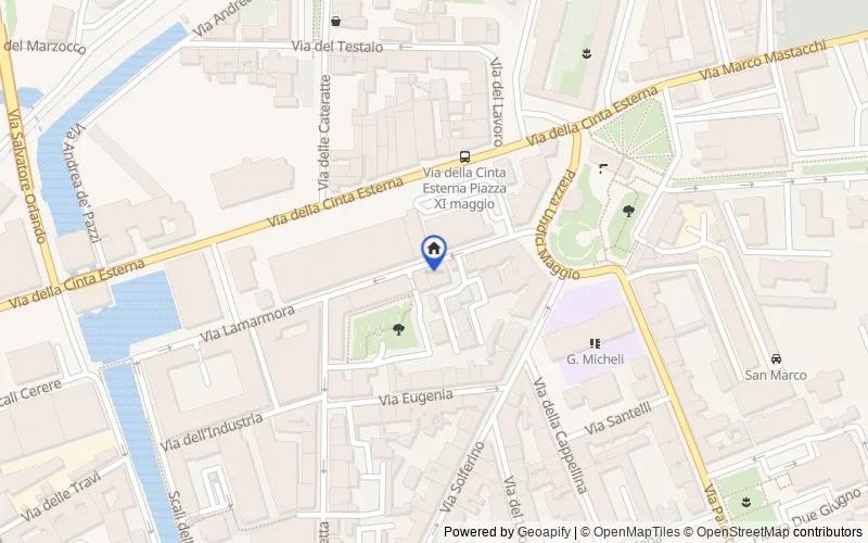区域地图：Via Alfonso Lamarmora, 15, 57122 Livorno LI, Italia, Livorno, Livorno