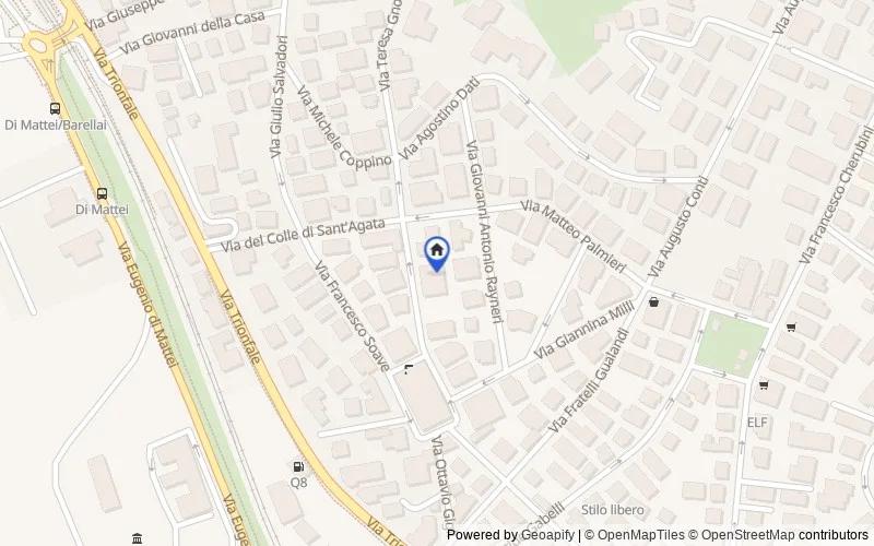 Map of the area: Via Teresa Gnoli, 36, 00135 Roma RM, Italia, 00135, Roma, Roma