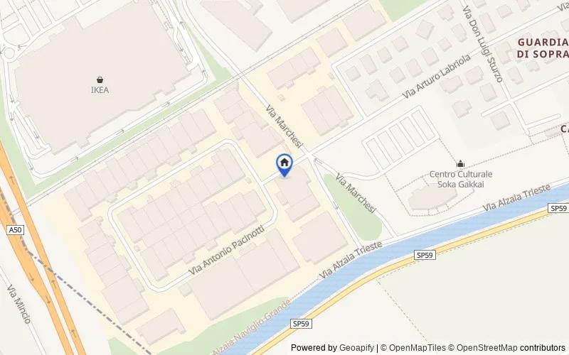 Map of the area: Via Antonio Pacinotti, 1, 20094 Corsico MI, Italia, Corsico, Milano
