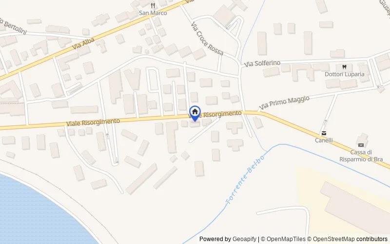 Map of the area: Viale Risorgimento, 119, 14053 Canelli AT, Italia, Canelli, Asti