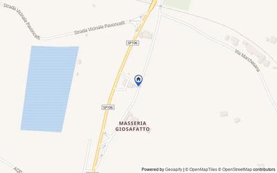 Mappa della zona: Via Vicinale Milano SC, 70023, Gioia del Colle, Bari