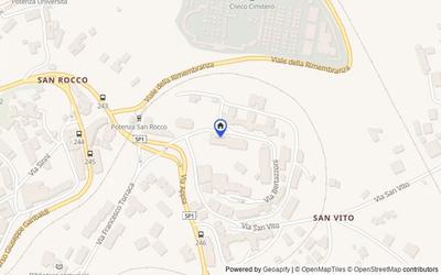 Mappa della zona: Via Augusto Bertazzoni, 24, 85100 Potenza PZ, Italia, Potenza, Potenza