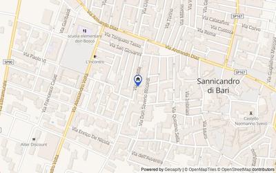 Mappa della zona: Via dei Mille, 27, 70028 Sannicandro di Bari BA, Italia, 70028, Sannicandro di Bari, Bari