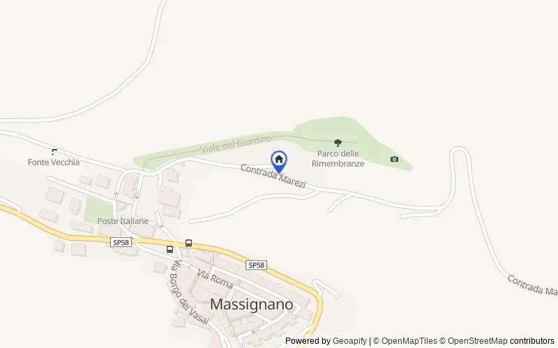 Mappa della zona: Contrada Marezi, 60, 63061 Massignano AP, Italia, 63061, Massignano, Ascoli Piceno